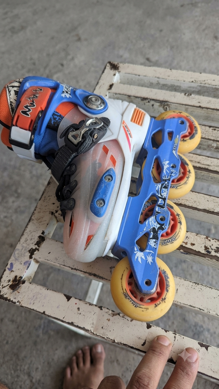 Adjustable Kids Inline Skates (Size 5–6) | Comfortable, Durable & Smooth Ride